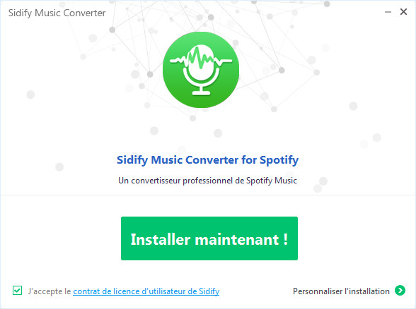 Installer Spotify Music Converter