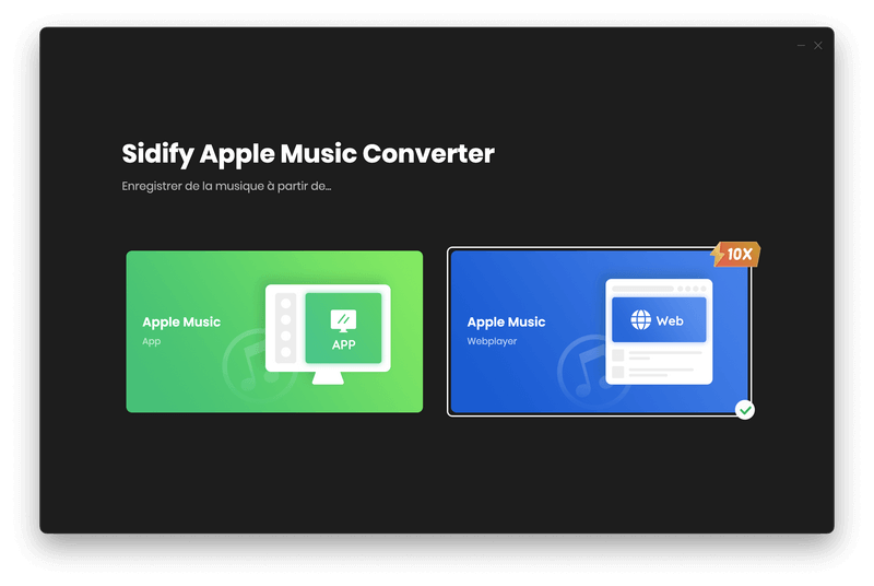 Lancez Sidify Apple Music Converter sur Mac