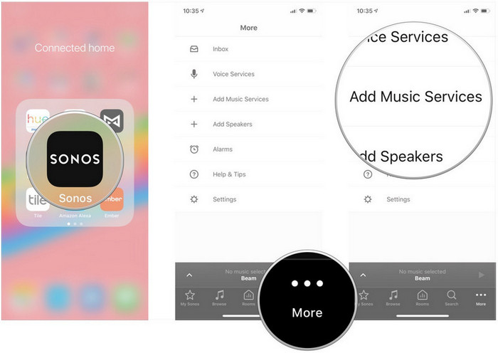 Profiter de YouTube Music sur Sonos