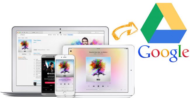 ajouter Apple Music dans Google Drive