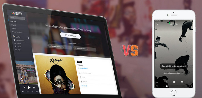 Comparaison entre Deezer et Spotify