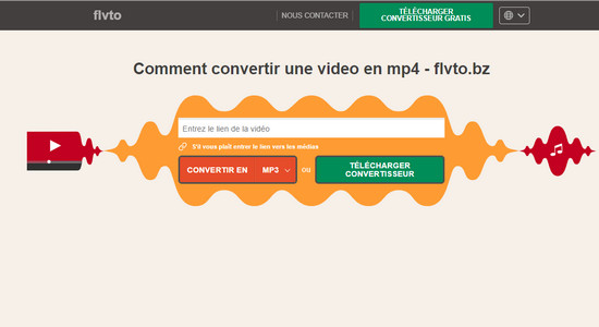 Convertisseur YouTube vers MP3 flvto