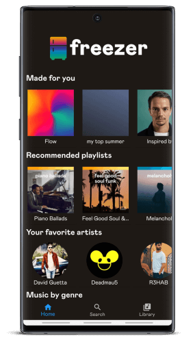 Télécharger de la musique Deezer sur Android