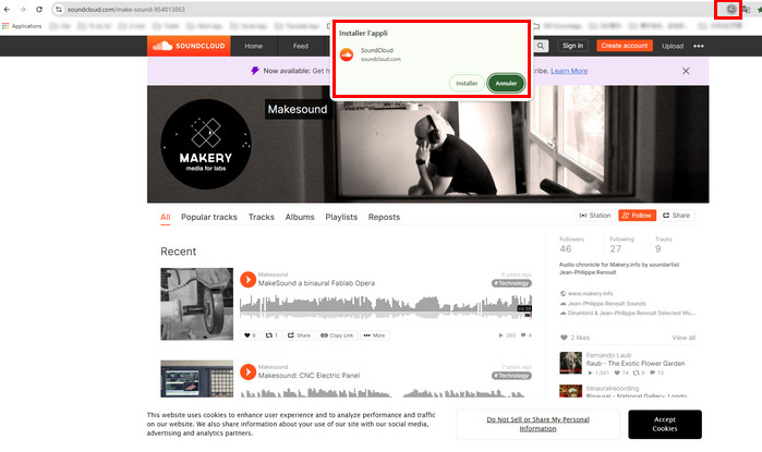 Télécharger et installer le lecteur de bureau SoundCloud sur PC