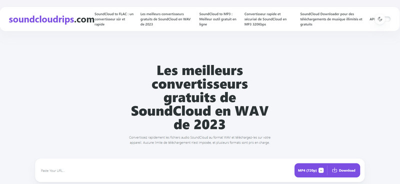 Télécharger de la musique SoundCloud en WAV en ligne