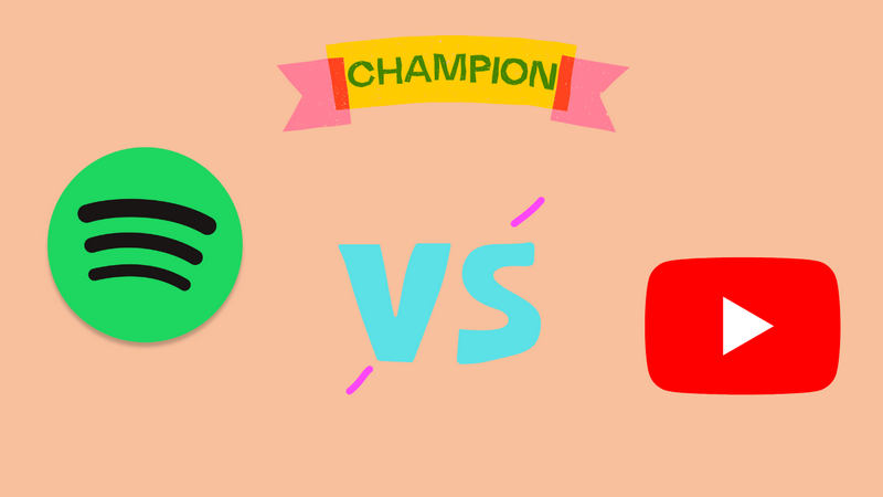 Comparaison entre Spotify et YouTube Music