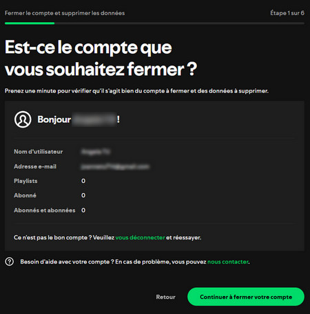 Supprimer définitivement votre compte Spotify