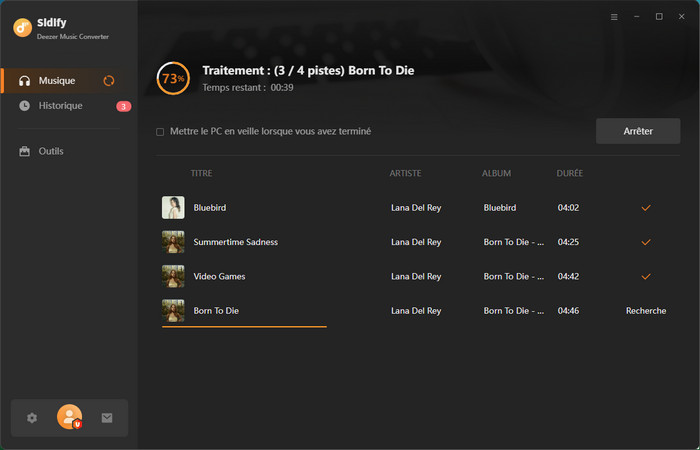 Télécharger de la musique depuis Deezer sur PC