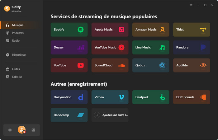Choisissez la plateforme musicale