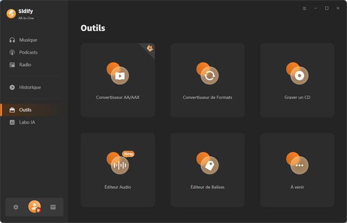 Outils pour Sidify All-In-One