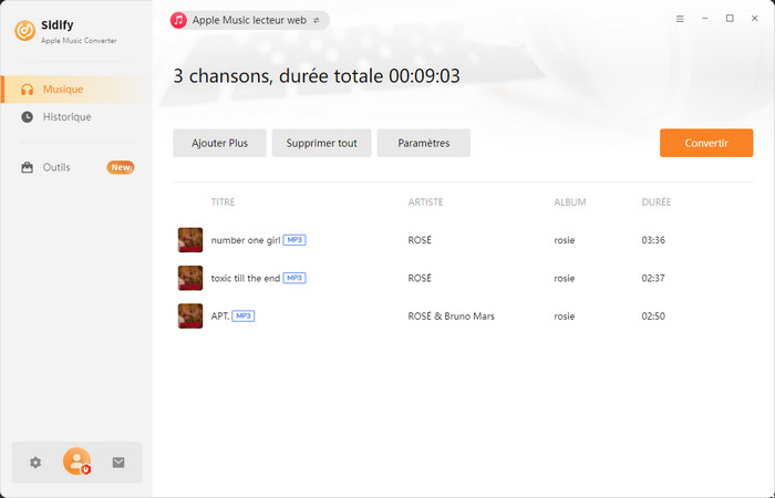 Ajoutez de la musique d'Apple Music